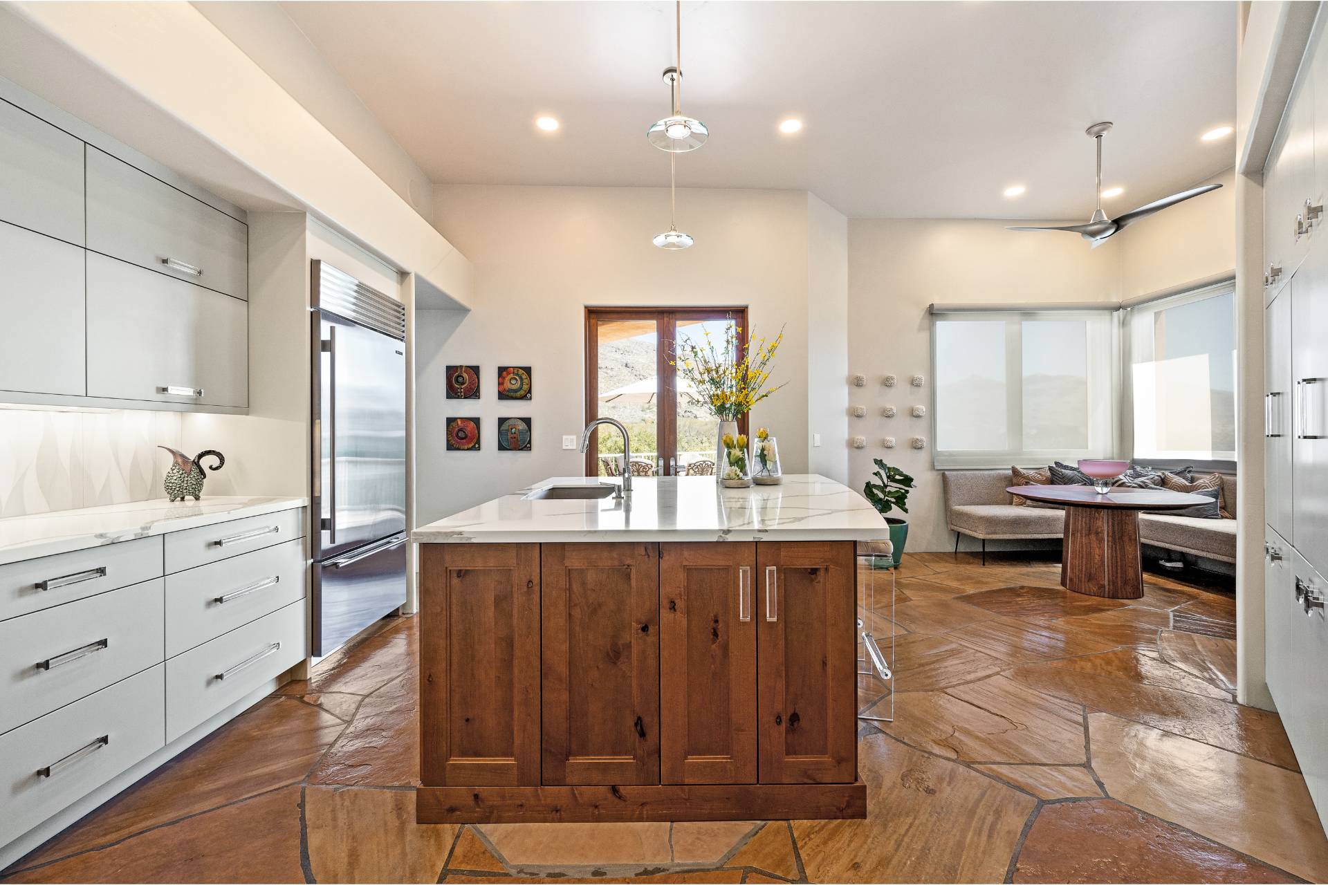 The working triangle still matters — even in an open plan — Kitchen Design, Living Space Designs, Tucson